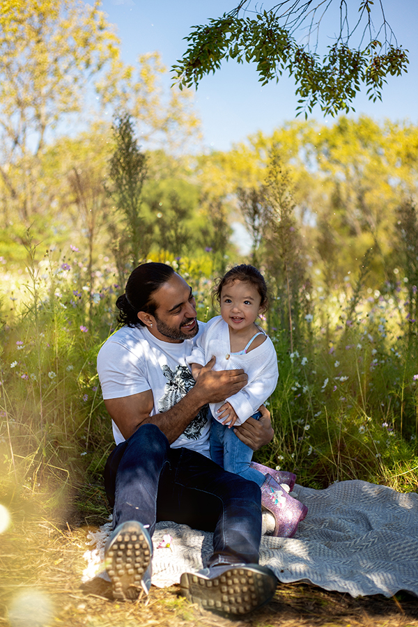 cosmos shoot daddy and daughter
